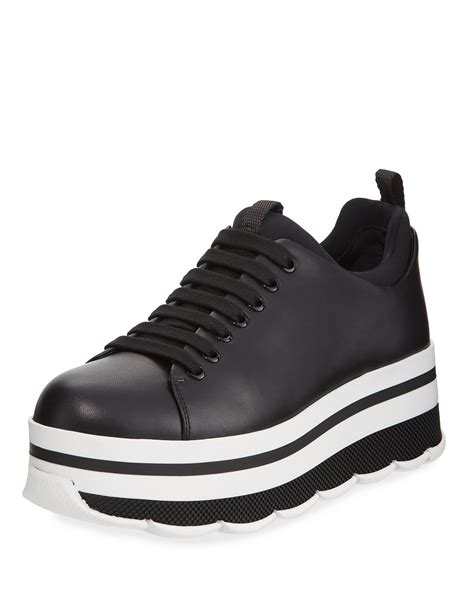 prada linea rossa lace-up platform sneakers|Prada linea rossa polarized.